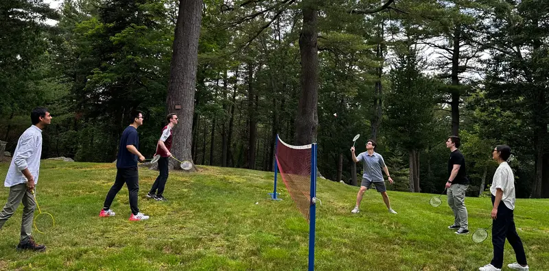 YEC vs Peng lab badminton