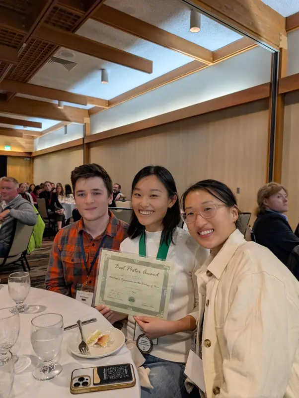 Celebrating an award